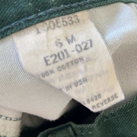 Vintage hunter green denim mom jeans - Picture 4 of 5